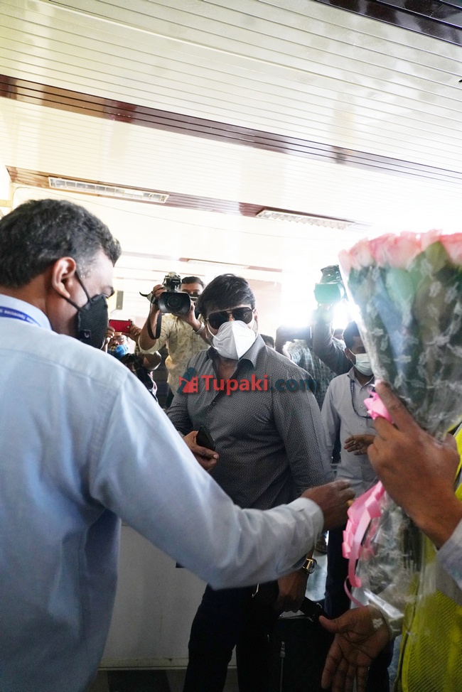 Tollywood Actors at Begumpet Airport